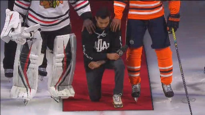 Dallas, Vegas NHL players kneel during anthems as protests gain ...