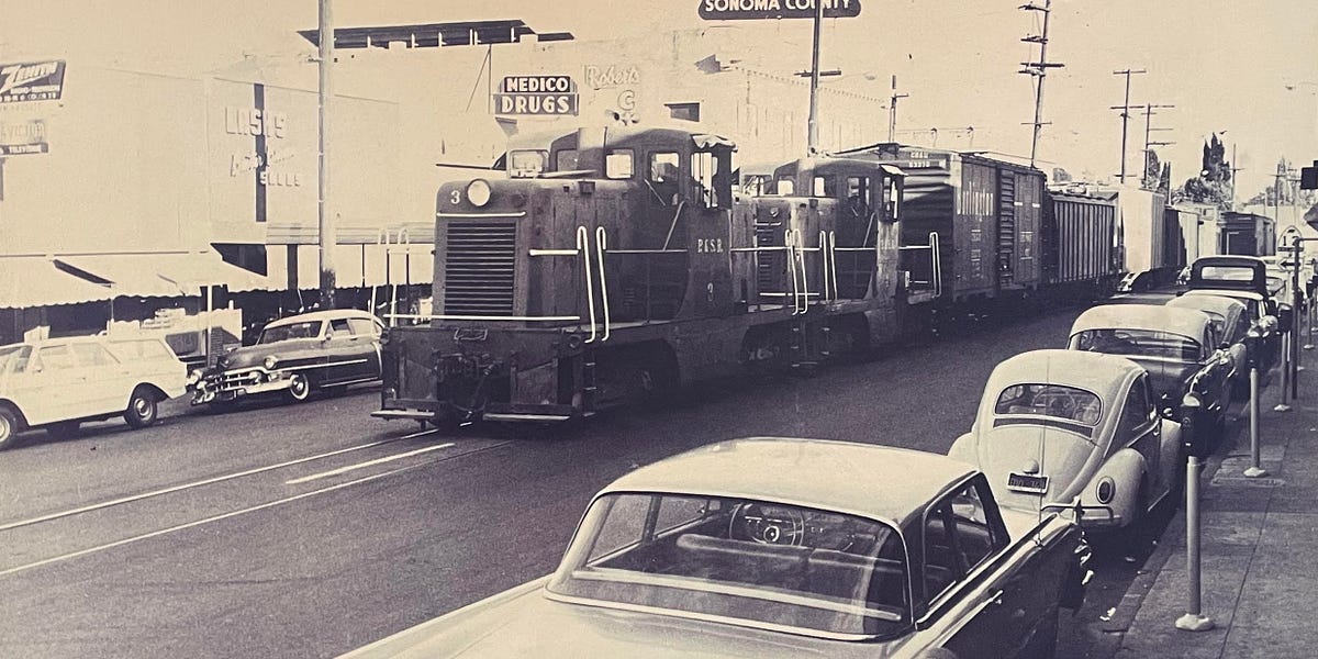 The train is a fond memory, but I prefer the trails