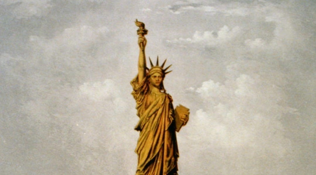 &ldquo;&hellip;give me&hellip;your wretched refuse&hellip;&rdquo;