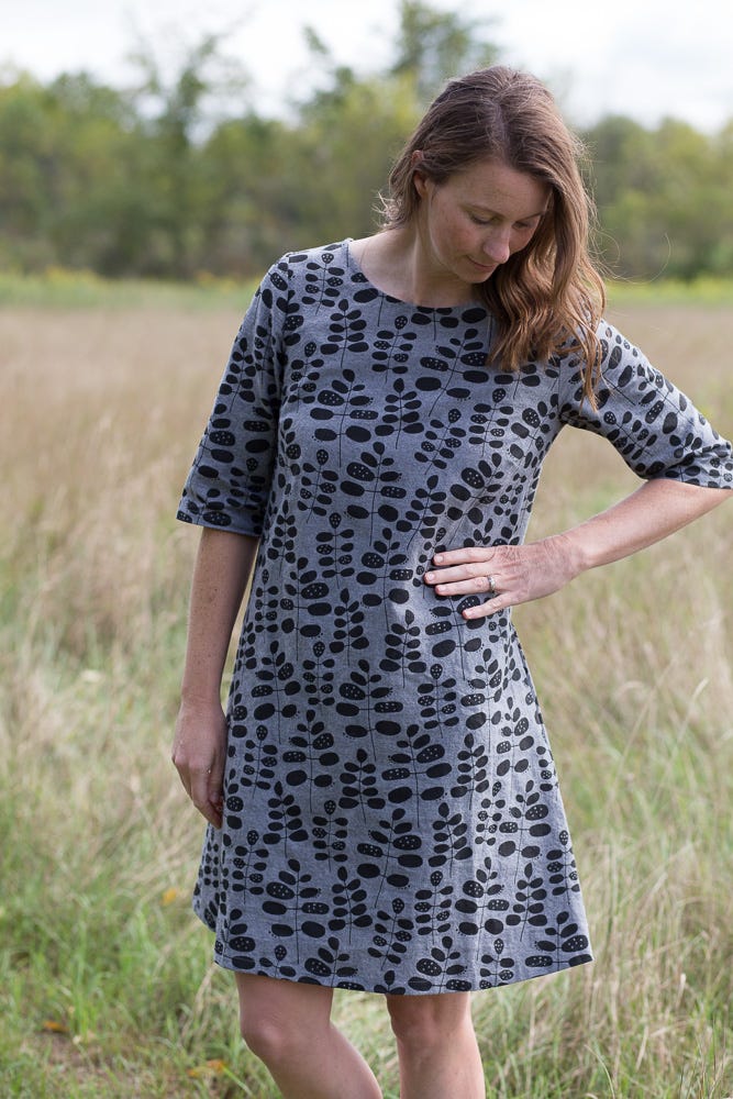green bee pearl dress Forage - by Anna Graham stackable