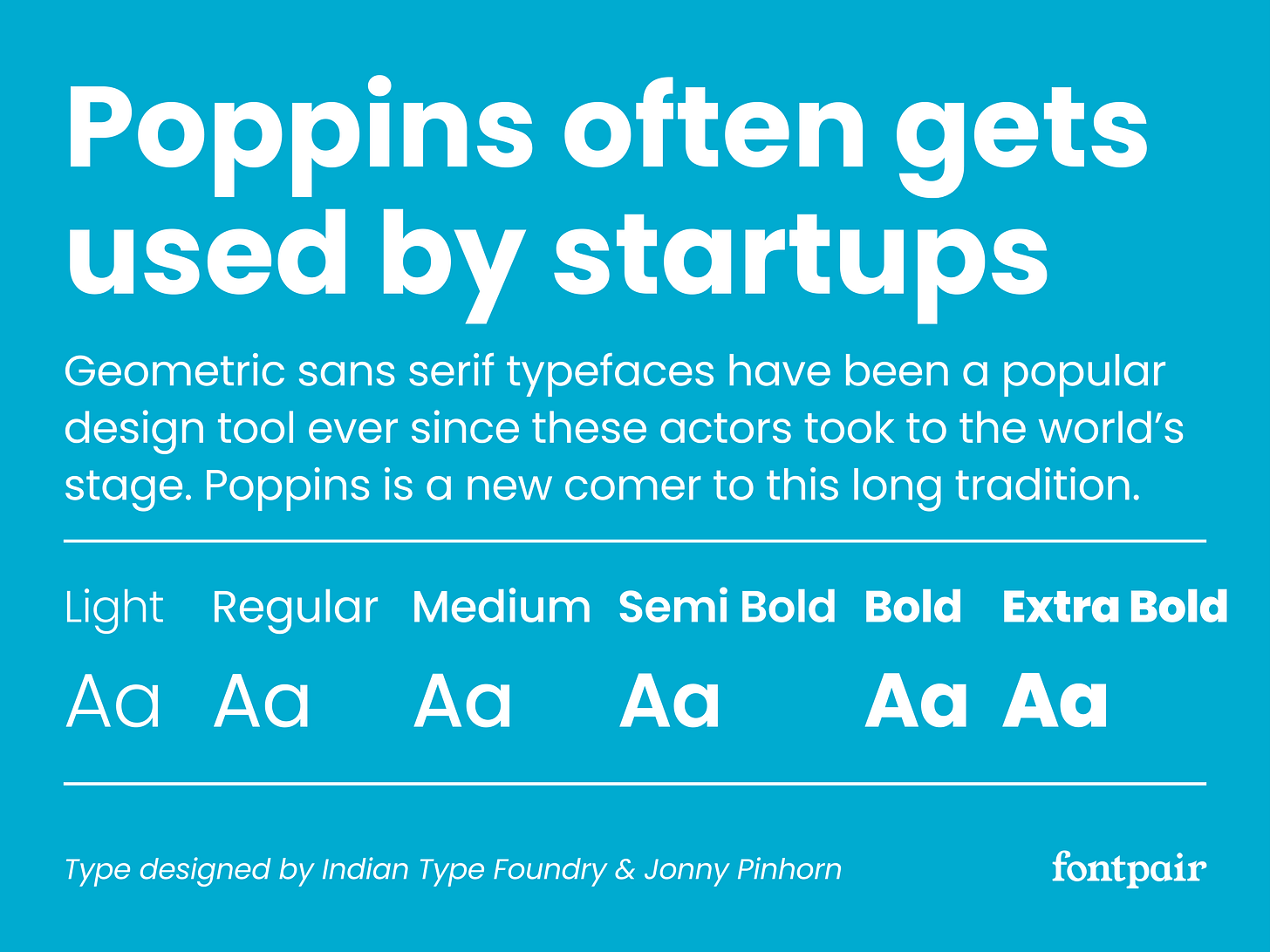 Poppins - Free Sans-Serif Font - Fontpair