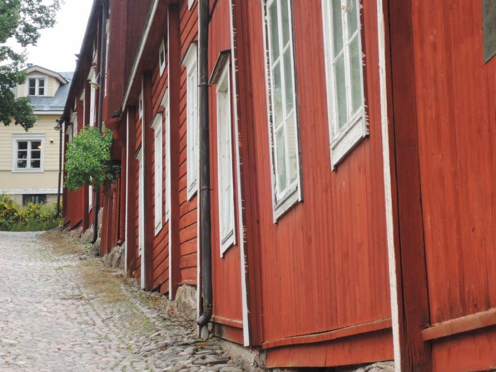 Añejas casas de madera