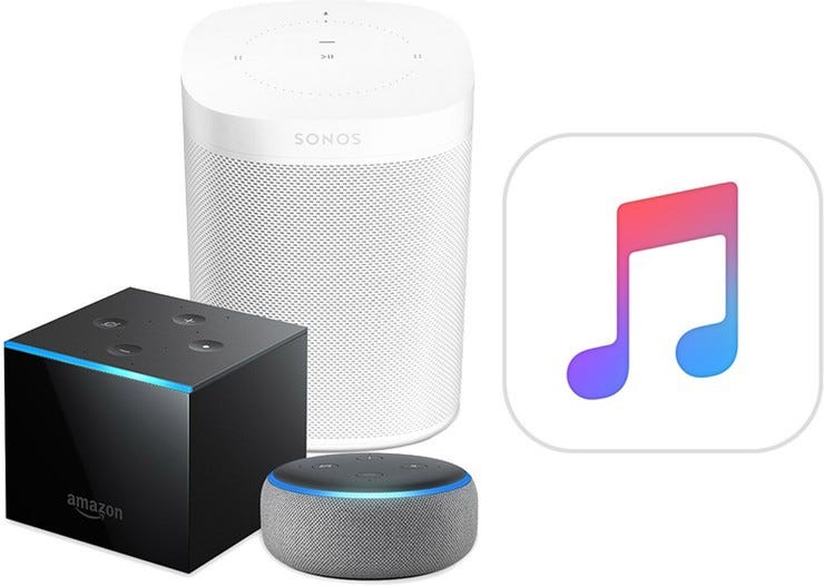 Sonos one amazon fire cube echo apple music Sonos one amazon fire cube echo apple music