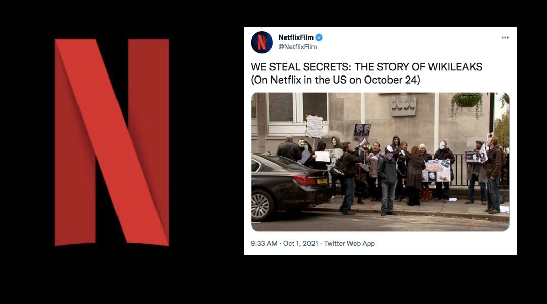 Netflix To Launch WikiLeaks Smear Job Three Days Before Assange Court Date