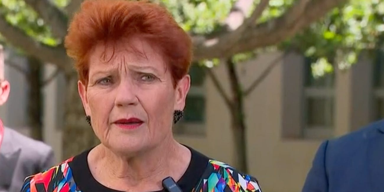 One Nation Leader Hanson Censured, Suspended After Wearing Burqa in Senate Chamber