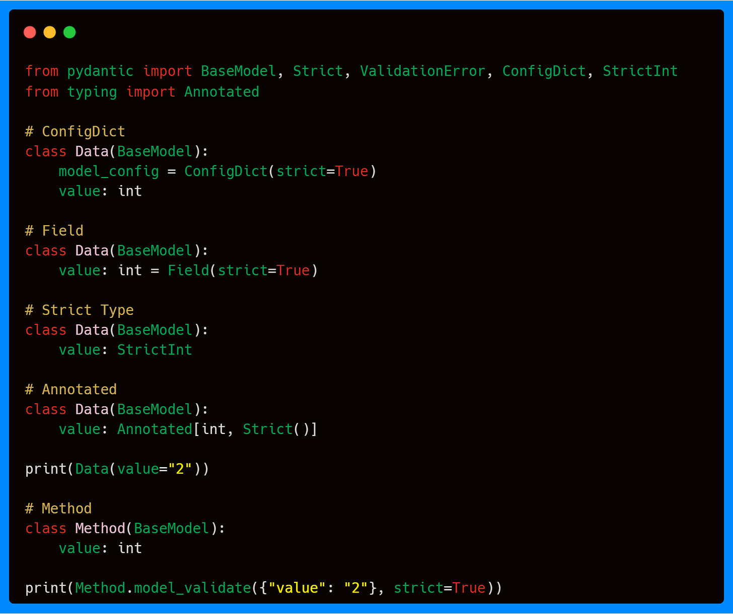 Strict Mode Coercion Strict Mode Coercion