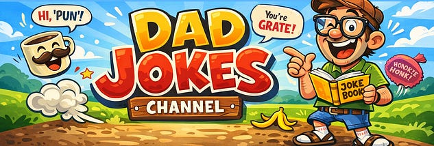 Today top 20 dad jokes! - by DAD JOKES CHANNEL
