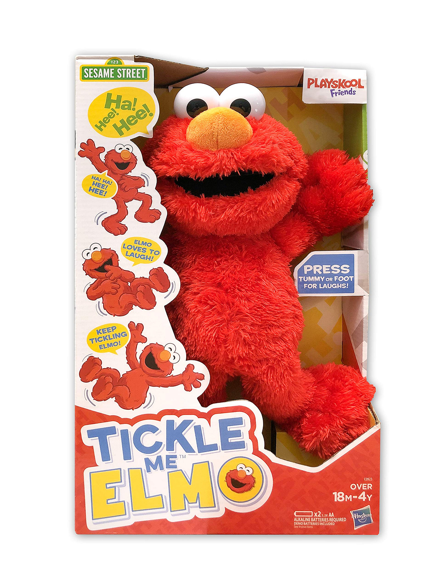 Amazon.com: Playskool Friends Tickle Me Elmo ( age: 18 months - 4 years ) :  Toys & Games