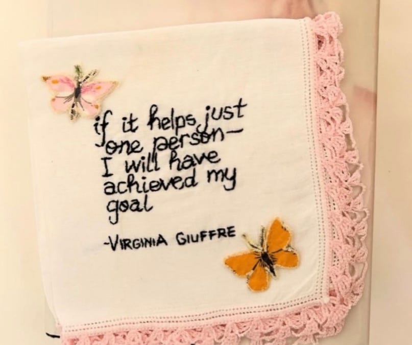 memeorandum: Virginia Giuffre Set Something In Motion That Can't Be Stopped (Joyce Vance