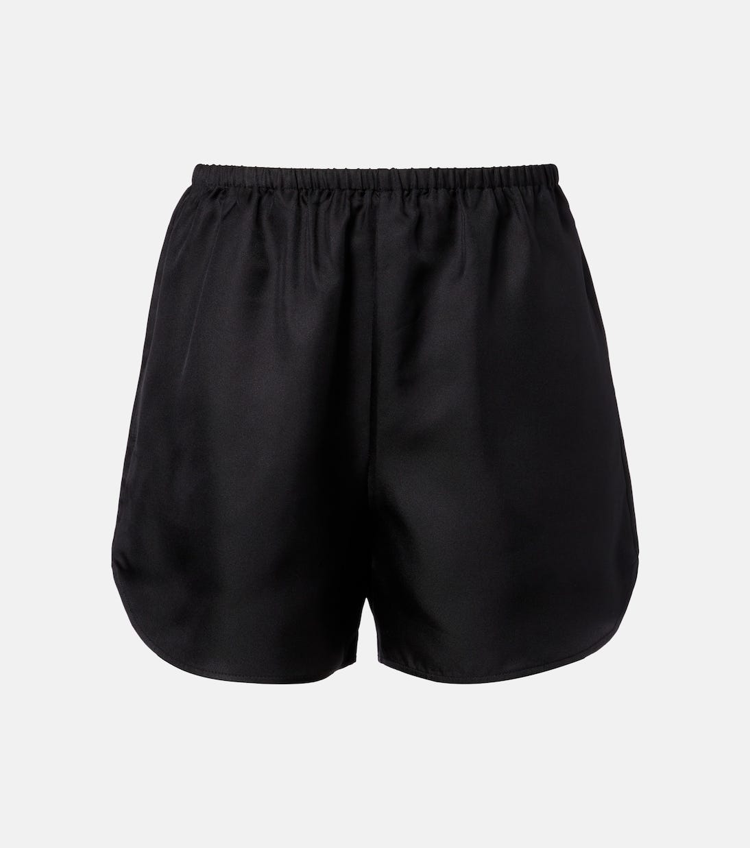 Cabo silk satin shorts | Loulou de Saison