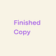 Finished Copy