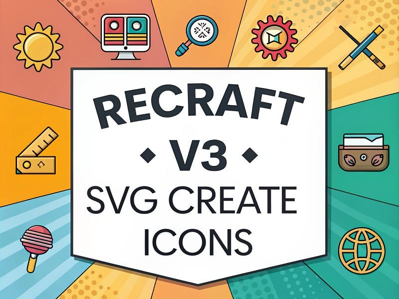 Recraft V3 SVG Icons — Created on Cartario.com