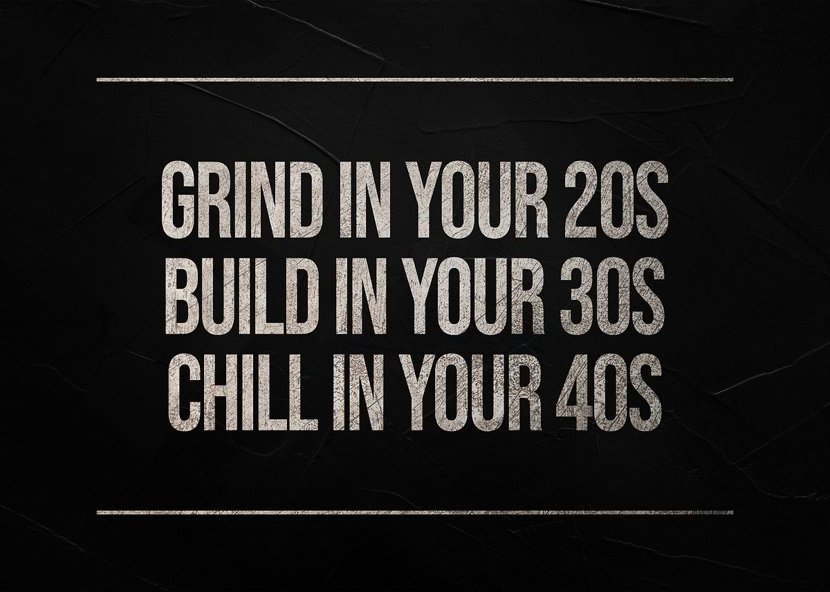 Grind Build Chill' Poster, picture, metal print, paint by Conceptual Photography | Displate Grind Build Chill' Poster, picture, metal print, paint by Conceptual Photography | Displate