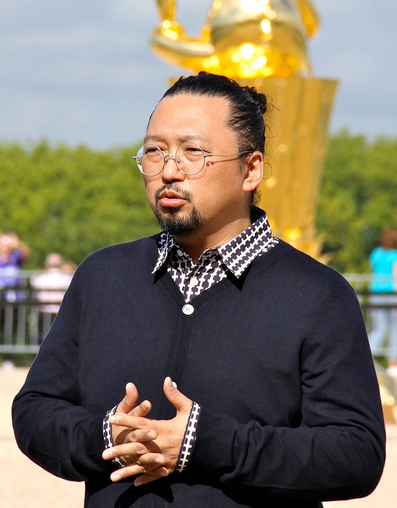 Takashi Murakami at the Chateau de Versailles, September 2010