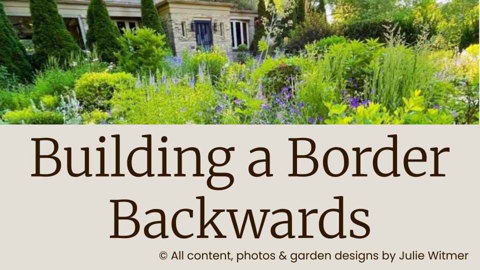 Building a Border Backwards class by Julie Witmer
