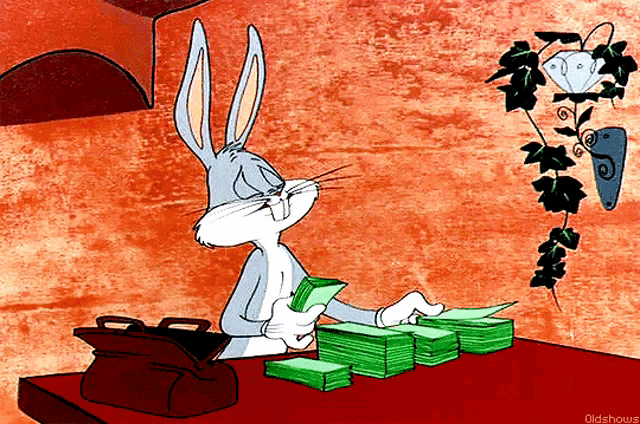 Bugs Bunny Looney Tunes GIF - Bugs Bunny Looney Tunes Counting Money - Discover & Share GIFs Bugs Bunny Looney Tunes GIF - Bugs Bunny Looney Tunes Counting Money - Discover & Share GIFs