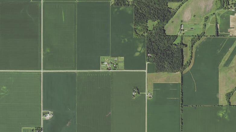 overhead view in 2019