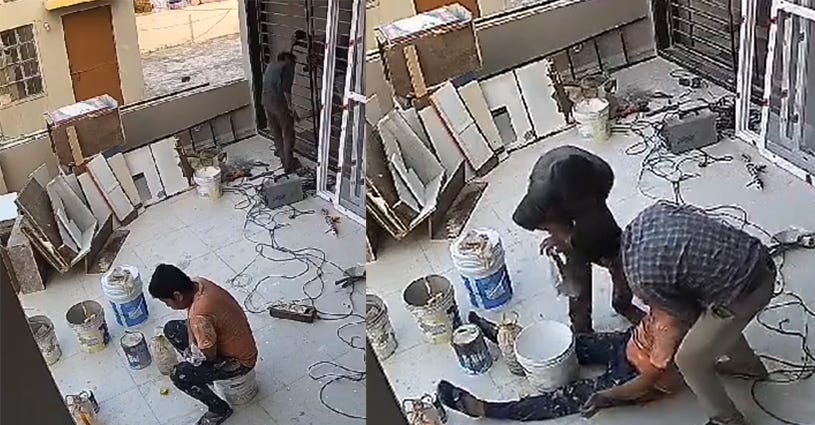 Indore Heart attack: Young man suddenly suffers silent heart attack and dies on the spot; caught on video Indore Heart attack: Young man suddenly suffers silent heart attack and dies on the spot; caught on video