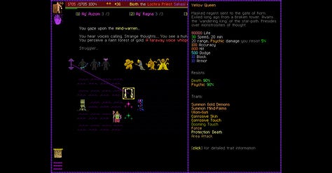 Screenshots of Path of Achra
