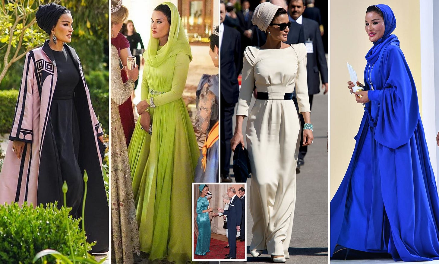 The 'most elegant woman in the world' you've never heard of! Qatar's  Sheikha Moza | Daily Mail Online