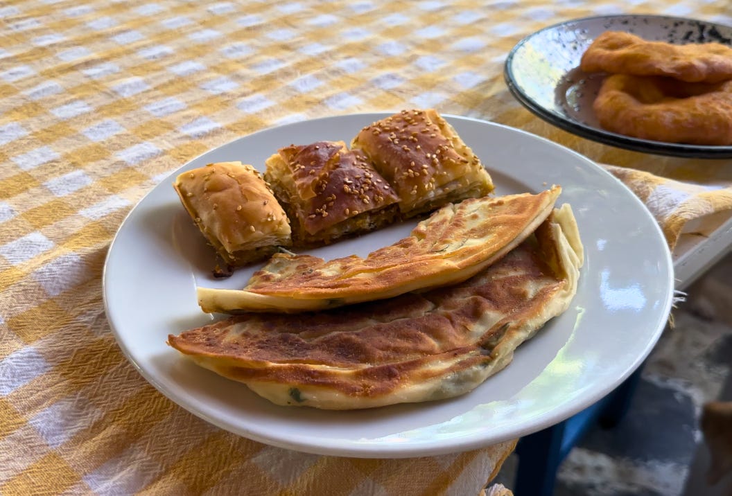 zucchini flower borek