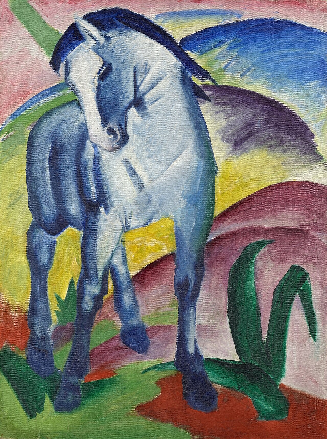 Franz Marc, Blue Horse I, 1911 Franz Marc, Blue Horse I, 1911