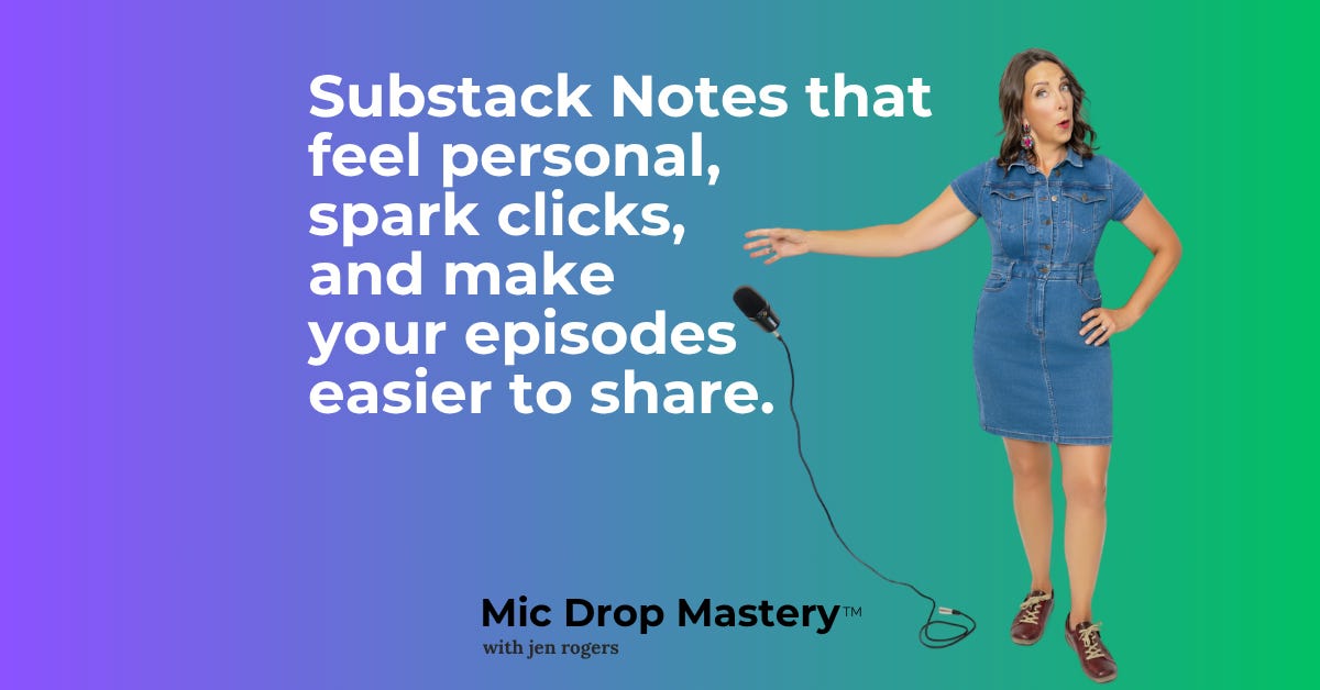 Jen Rogers Substack Podcast Studio