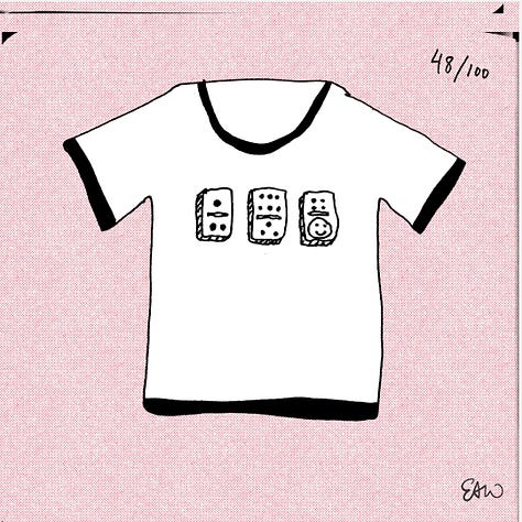 More thumbnail sketches of t-shirt concepts.