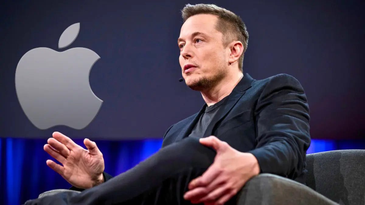 Musk Warns of Legal Action Against Apple Over App Store Rankings |  Domain-b.com