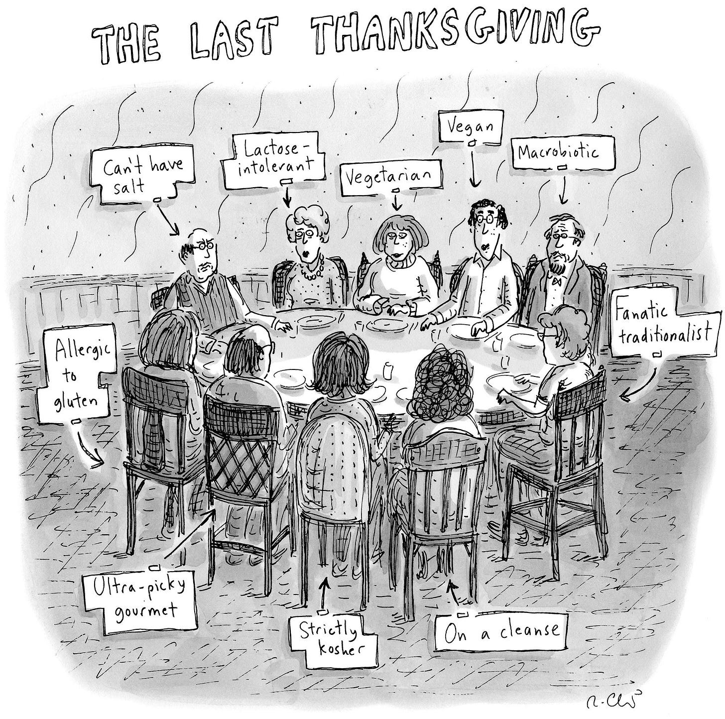 Cartoons for Thanksgiving | The New Yorker