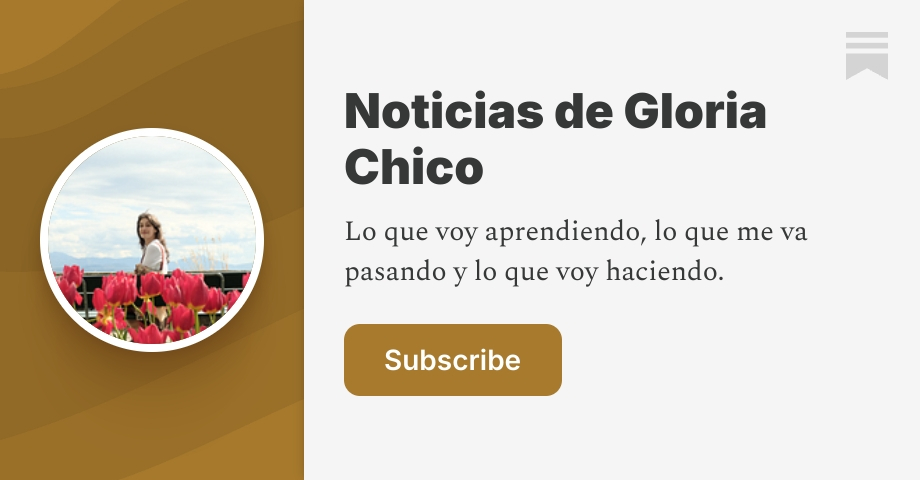 Noticias de Gloria Chico | Substack