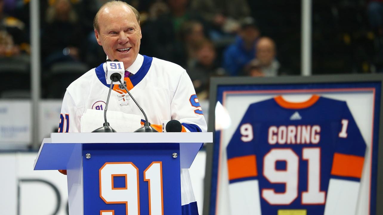 Butch Goring Jersey Retirement Butch Goring Jersey Retirement