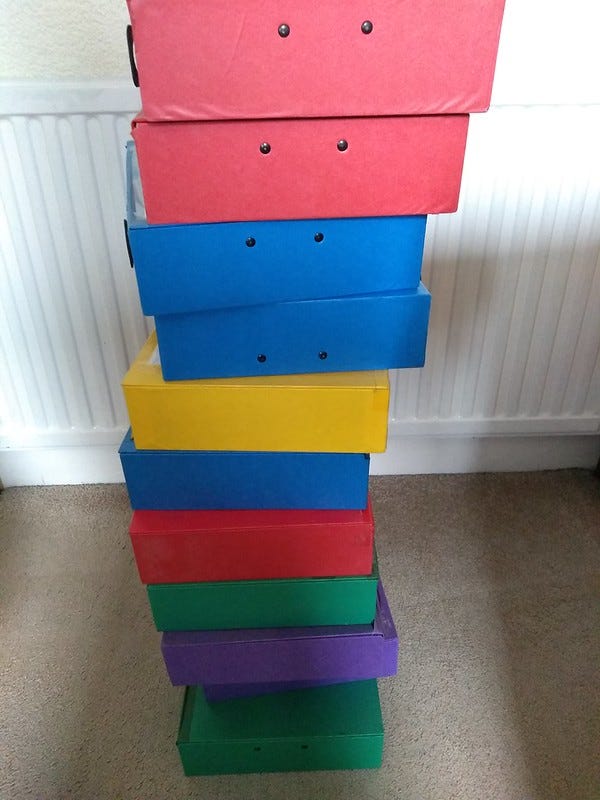 Box files, by Terry Freedman
