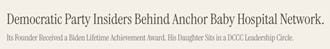 A political insider's article highlights the establishment of a hospital network, with the founder being honored by Biden and his daughter involved in the Democratic Congressional Campaign Committee. AI-generated content may be incorrect. A political insider's article highlights the establishment of a hospital network, with the founder being honored by Biden and his daughter involved in the Democratic Congressional Campaign Committee. AI-generated content may be incorrect.