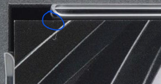 Small surface indentation on Lamine Yamal Rookie Auto PSA 10. Small surface indentation on Lamine Yamal Rookie Auto PSA 10.