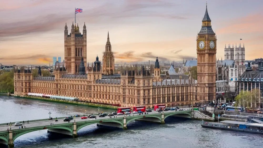 As Casas do Parlamento em Londres. Shutterstock