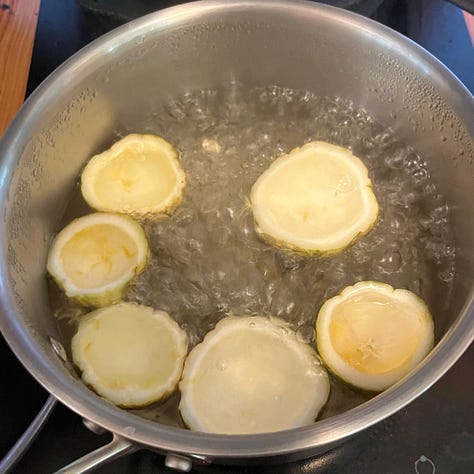 Steps of processing liliko'i fruit rind