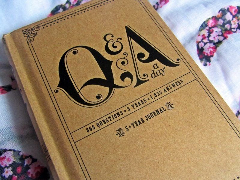Q&A a Day 5-year journal hot mothers day gift ideas 2019 Q&A a Day 5-year journal hot mothers day gift ideas 2019