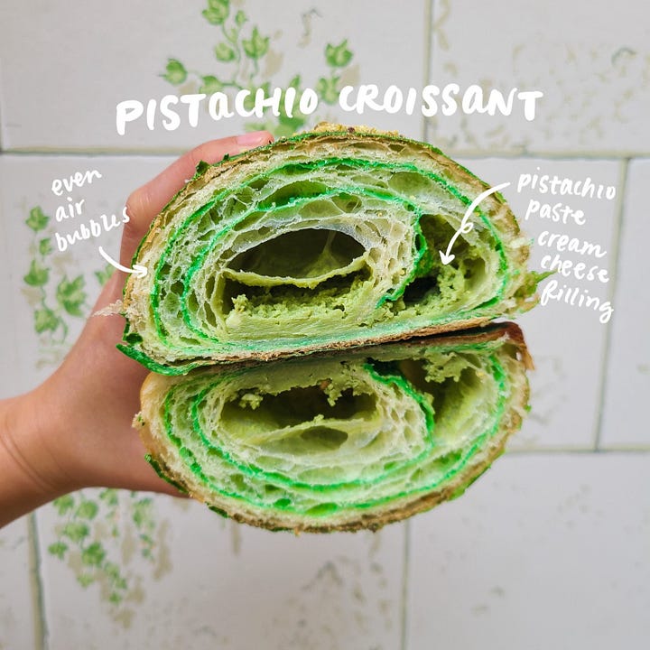 Copain Bakery Pistachio Croissant