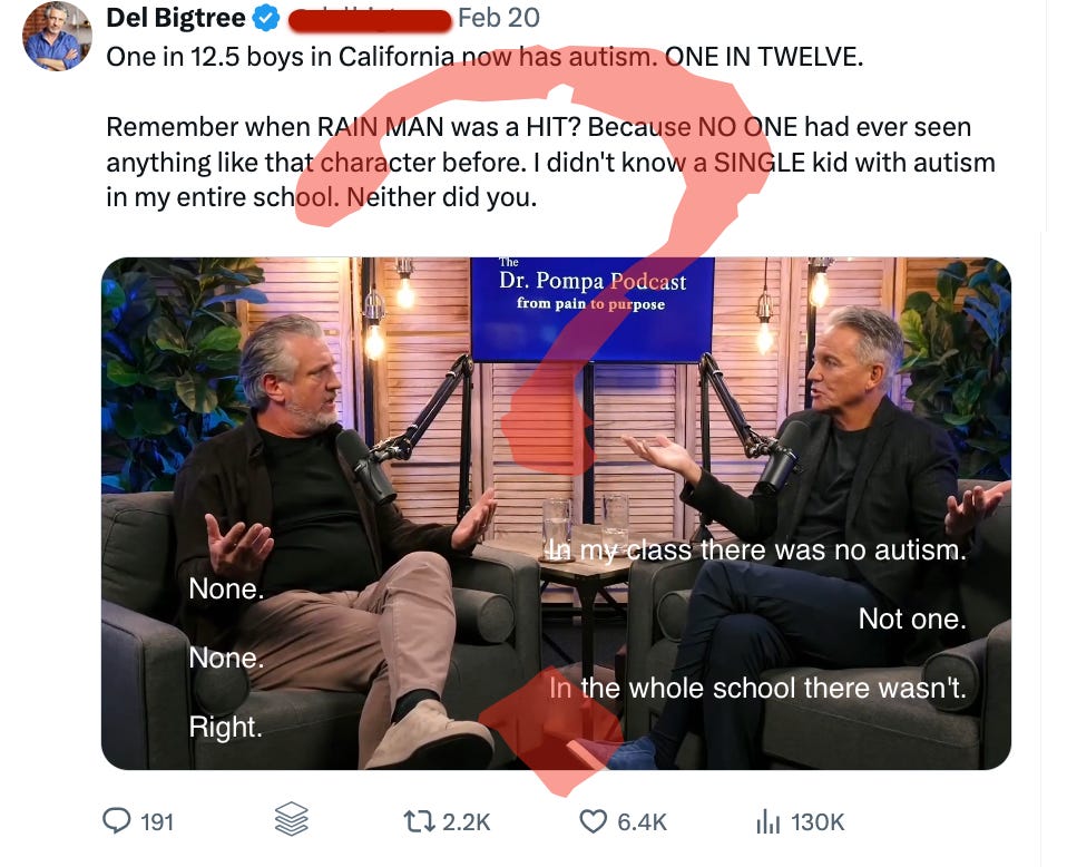 Maybe Del Bigtree can explain why California and Texas have similar vaccination rates, but very different rates of autism… Maybe Del Bigtree can explain why California and Texas have similar vaccination rates, but very different rates of autism…