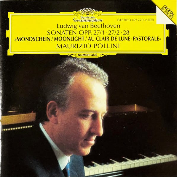 Ludwig van Beethoven, Maurizio Pollini – Sonaten Opp. 27/1 • 27/2 • 28  »Mondschein = Moonlight = Au Clair De Lune • Pastorale« – CD (Club Edition,  Stereo), 1992 [r3084301] | Discogs