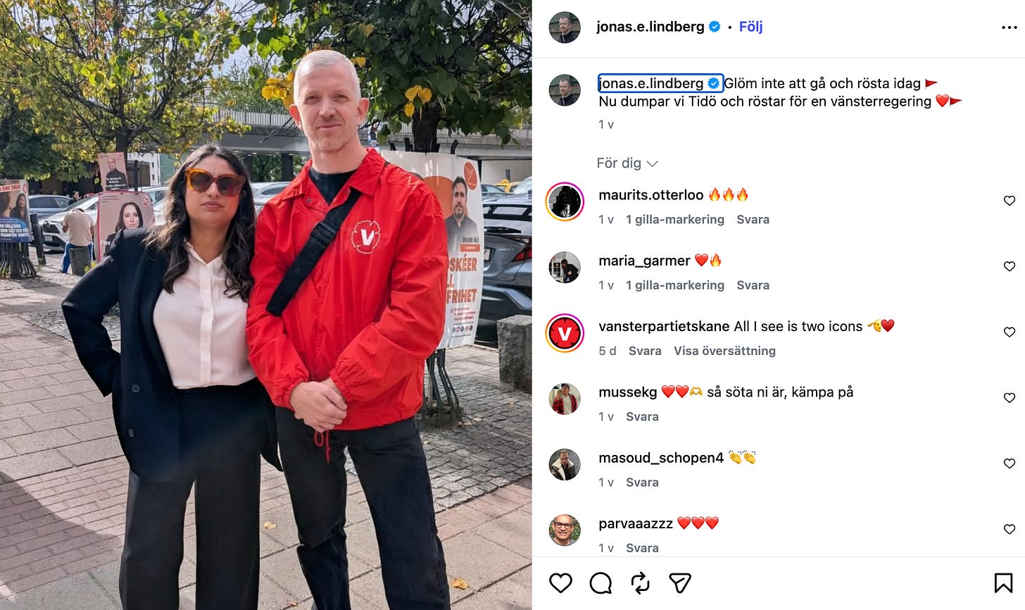 jonas lindberg nooshi dadgostar