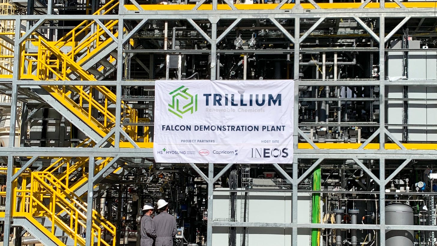 Trillium Renewable Chemicals closes $13 million Series B to operate world's  first bio-based acrylonitrile plant - Teknovation.biz