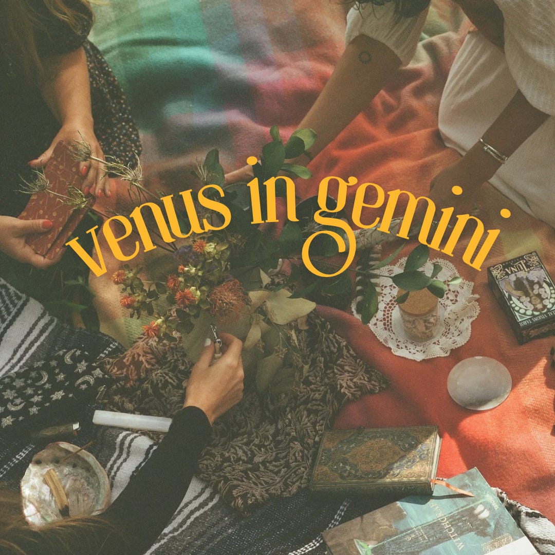 Venus in Gemini
