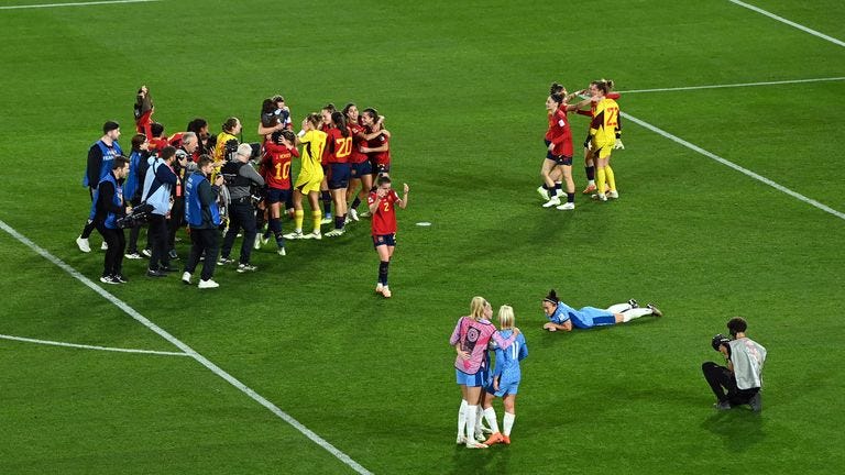 England's Lionesses have missed out on glory at the Women's World Cup after  being beaten 1-0 by Spain.