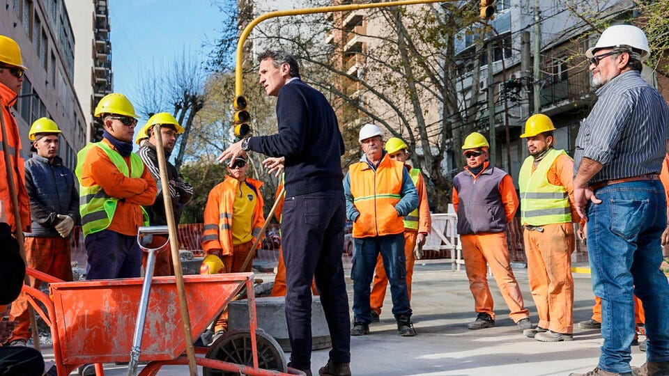 Katopodis encabezó un "paro activo" con asambleas en las obras públicas |  "Los trabajadores tienen que tomar partido" | Página|12