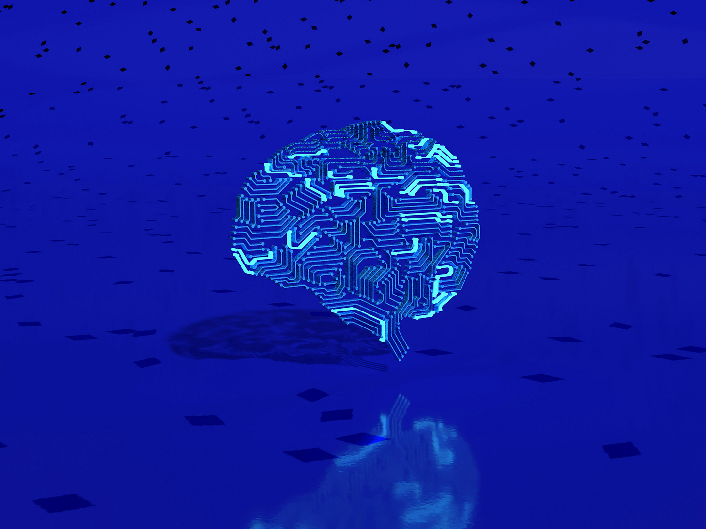 “Concept illustration of a woman surrounded by neon network lines symbolising a personal super‑intelligence assistant.”