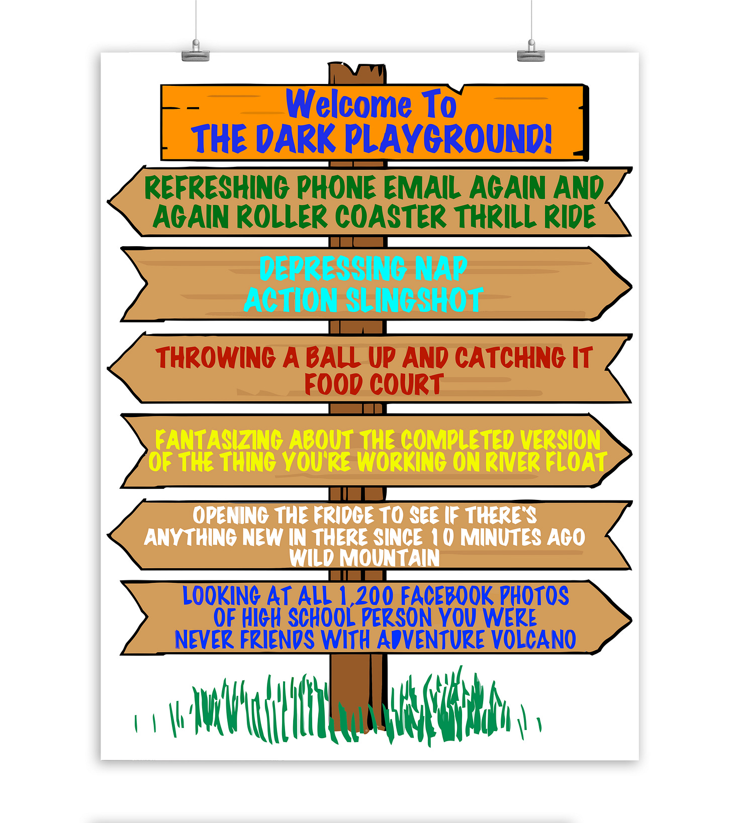 Dark Playground Poster (18"x24")