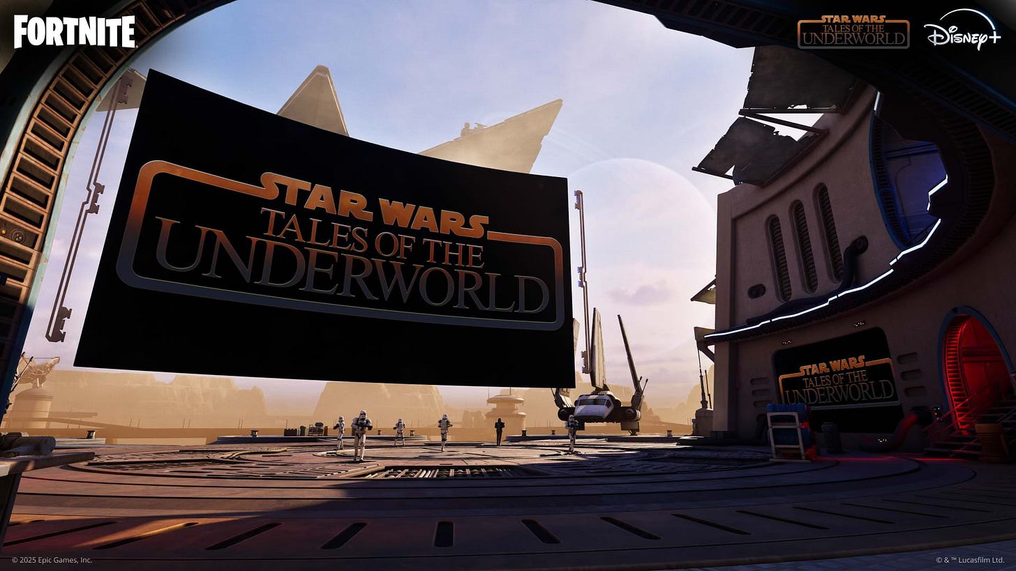 Fortnite Star Wars Watch Party Island