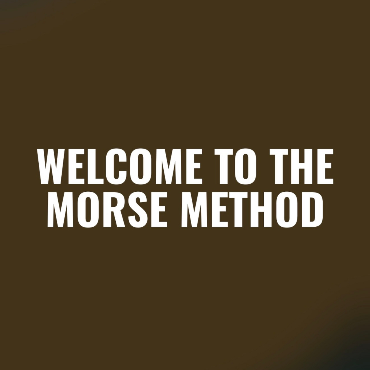 The Morse Method logo